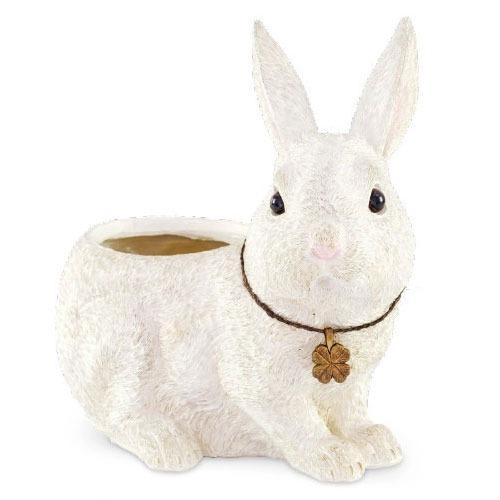 プランター Rabbit's Farm ラビッツファーム Lサイズ [KH-60972] ウサギの背負うプランター ファニー 可愛らしい姿 キシマ雑貨 | 