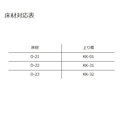 フローリング オーフロア OFLOOR専用施工部材 上り框 5.5×265×1820mm(265:165+100mm) [KK-31] グレースナチュラル フロア ナガタ NAGATA メーカー直送 |  | 01