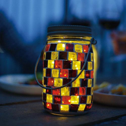 ソーラーガーデンライト Etoile エトワル Red Brick [KL-10352] ソーラーパネル付で自動充電＆夜間自動点灯 フェアリーライト キシマ雑貨 |  | 01