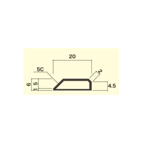 フローリング オーフロア OFLOOR専用施工部材 見切り 6×20×1820mm [KM-62] ビンテージブラウン フロア ナガタ NAGATA メーカー直送 |  | 02
