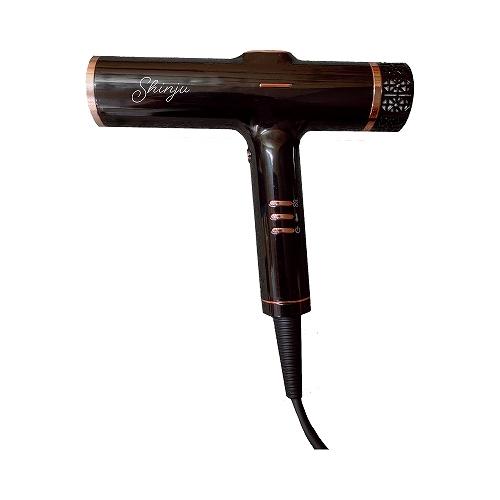 shinjuドライヤー 黒蝶(くろちょう) マイナスイオン [KR-F03-BK] 液晶