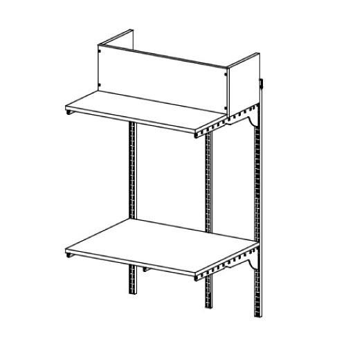 乾太くん専用台 排湿筒隠しセット Fitrack フィットラック [KS7560CM