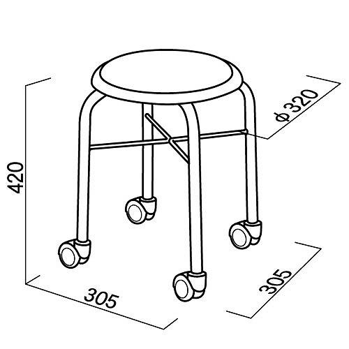 キャスタースツールボン [LCS-445A] ルネセイコウ メーカー直送 |  | 02