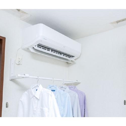 室内物干金物 簡単壁付ものほしアームタイプ 2本入 チョイ干しHOSETA ホセタ [LG30] ホワイト 室内の壁にピンで刺すだけ 竿なし タカラ産業 メーカー直送 |  | 02