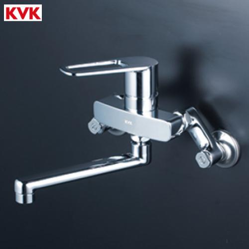 KVK キッチン用水栓 シングル混合栓 [MSK110KT] 170mmパイプ付