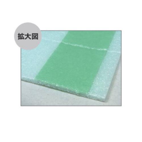 養生材 枠造FC100W 12巻 [N02-007-12] 厚み2mm幅100mm長さ10m 裏面に養生用粘着テープ付き 枠養生材 KMネクスト 4トン車配送 法人様限定 メーカー直送