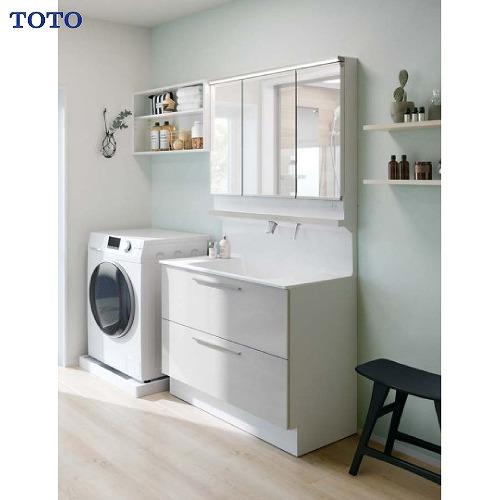 TOTO 洗面化粧台 オクターブ間口1650mm 三面鏡 ワイドLED照明 セット