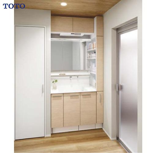 TOTO 洗面化粧台 オクターブ間口1050mm 三面鏡 ワイドLED照明 セット