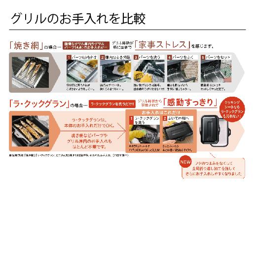 ガスコンロオプション ラ・クックグランセット パロマ Paloma [PGDL-50BM] トリュフブラウン 油汚れ大幅カット 美味しく焼ける お手入れラクラク 時短 優良配送 |  | 05