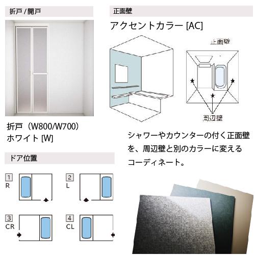 納期約3週間前後】システムバス ラクヴィア rakuvia 基本仕様