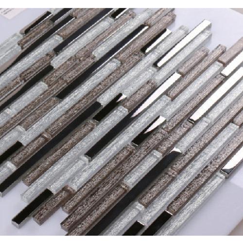 フロアタイル 床タイル 玄関ポーチ 玄関タイル タイル ガラスタイル メタル [RSBL101] 300角 11枚入 マヤリカ メーカー直送 |  | 01