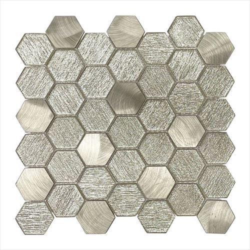 フロアタイル 床タイル 玄関ポーチ 玄関タイル タイル ガラスタイル メタル [RSBL233] 300角 15枚入 マヤリカ メーカー直送 | 