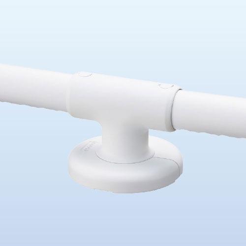 水まわり用手すり BAUHAUS 32ソフトアクアレール チーズブラケット マツ六 [SAQ-02W] ホワイト4トン配送 車上渡し 法人様事務所入限定 メーカー直送 |  | 02