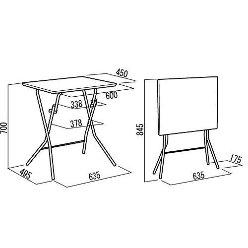 スタンドタッチテーブル 幅60cm ナチュラル/シルバー [SB-645TA] 机 ルネセイコウ メーカー直送 |  | 02