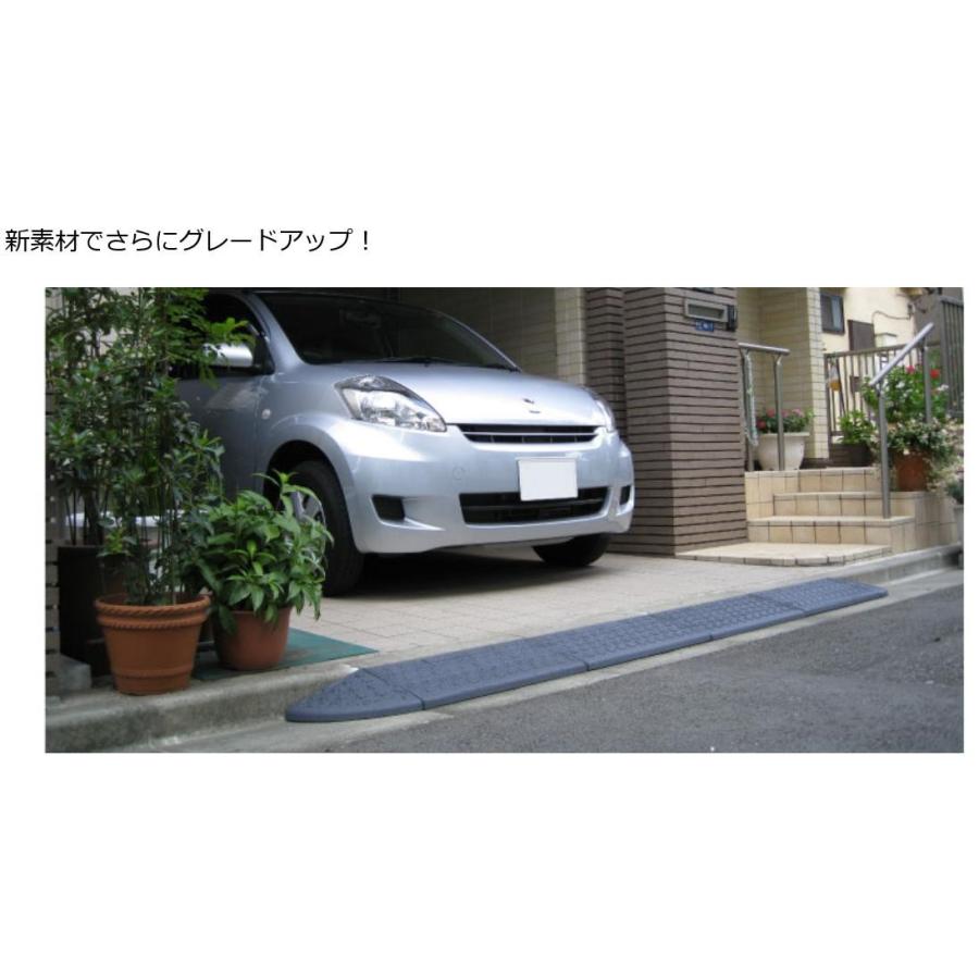 段差スロープ セフティスロープ コーナー [SC-100] グレー 100mm段差用 段差スロープ 駐車場 ゴムチップ ミスギ MISUGI |  | 03