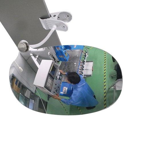 安全ミラー スーパーオーバル クリップタイプ 室内設置専用 [SF35C] ミラー 安全用品 防犯ミラー 衝突防止 コミー Komyメーカー直送 | 