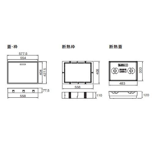 高気密型床下点検口 高断熱型 Joto 城東テクノ [SPF-R45C-BC2 高気密型床下点検口 高断熱型 Joto 城東テクノ [SPF-R45C-BC2