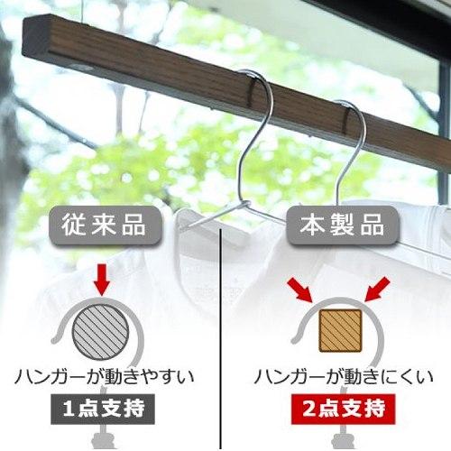 天井付け 室内物干し モクハンガー 物干し金物 [SRS50814] オークス メーカー直送の画像
