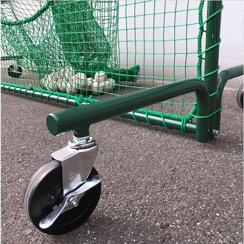 防球ネット トス用ネットキャスター付 防球フェンス [STELLAR4] 野球ネット グラウンド用品 打撃練習 投球練習 ボール受け ステラ金属株式会社 メーカー直送 |  | 02