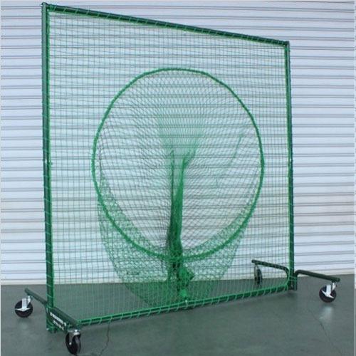 防球ネット トス用ネットキャスター付 名入れ 防球フェンス [STELLAR4NAME] グラウンド用品 打撃練習 投球練習 ステラ金属株式会社  メーカー直送 |  | 01