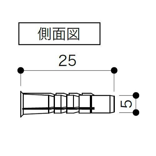 可動棚板セット用 石膏ボード用棚柱固定プラグ Aタイプ4段・6段用 [TB-SP74] 74個入 南海プライウッド |  | 01