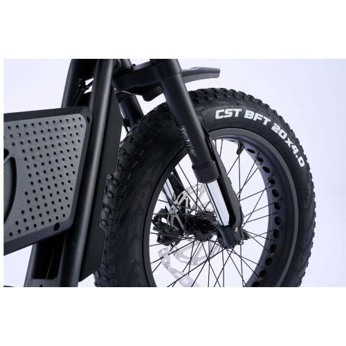 電動自転車 電動アシスト自転車 500Wのパワフルモーター搭載 ブラック