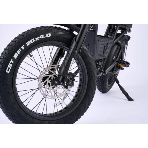 電動自転車 電動アシスト自転車 500Wのパワフルモーター搭載 ブラック