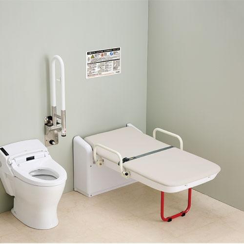 介助シート Combi ユニバーサルシート縦型US13 コンビウィズ トイレ設備 [US-13] クリアホワイト 開時W738×D1,285×H583 法人様限定 メーカー直送 |  | 01