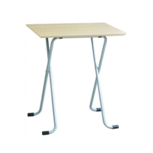 テーブル 角  ナチュラル/シルバー [W-62TA] 机 ルネセイコウ メーカー直送 | 