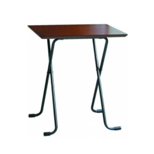 テーブル 角  ダークブラウン/ブラック [W-62TD] 机 ルネセイコウ メーカー直送 | 