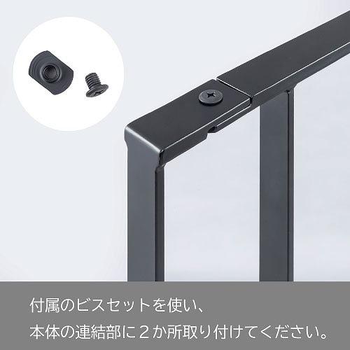 境界フェンス ALHIDE フラットバーフェンス 端2個セット ブラック [XFA009NO] W66×D32×H1070 アルメタックス ALMETAX メーカー直送 |  | 03