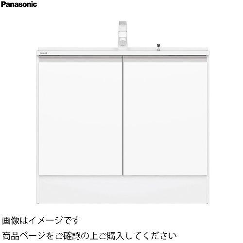 洗面化粧台 シーラインスリムD450 幅900mm 両開き 標準カウンター パナソニック Panasonic [XGQC90D4KK□□] 下台のみ｜e-kitchenmaterial