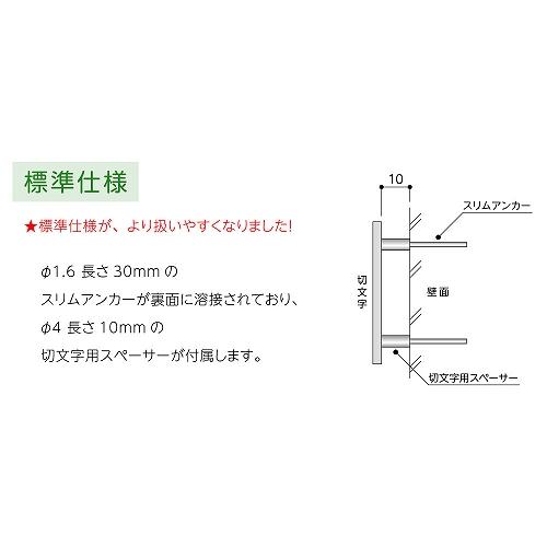 表札 切文字 書体フリータイプ [XP-3] 半ツヤ黒 1文字ごとの価格 美濃クラフト   メーカー直送 |  | 02