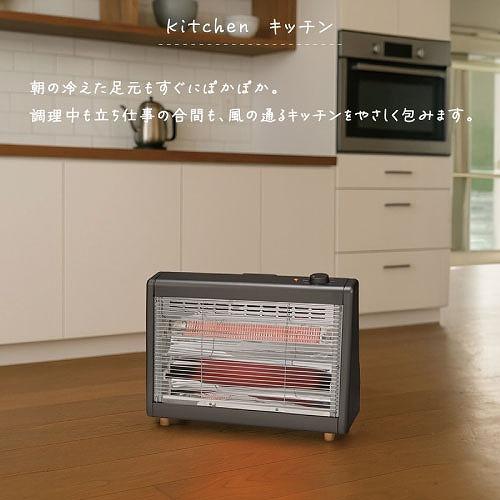 電気ヒーター HT-1014 600W グレー
サンルミエ 電気ストーブ ハイブリッドヒーター グレー [YKT-WCS1000G(H)] 3段階