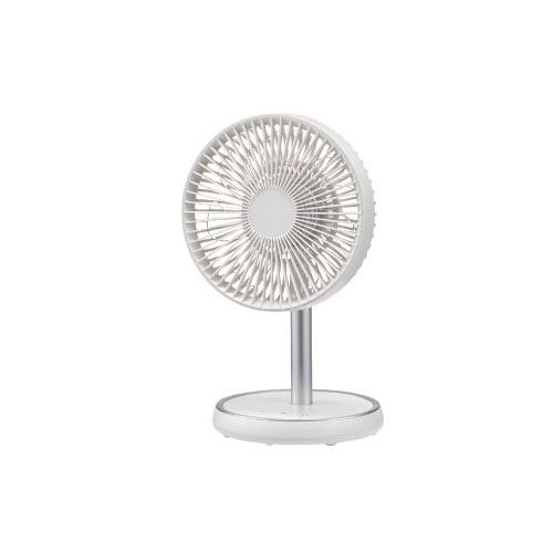 扇風機 コンパクトファン ホワイト [YL-DCL170GM(W)] 押しボタン