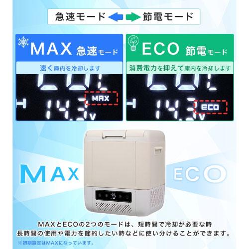 車載用 ポータブル冷蔵庫 冷凍庫 18L [YRE-E18G(H)] コンプレッサー式