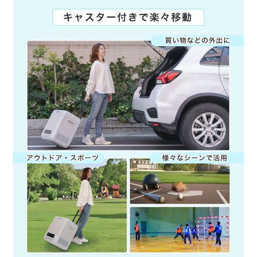 車載用 ポータブル冷蔵庫 冷凍庫 18L [YRE-E18G(H)] コンプレッサー式