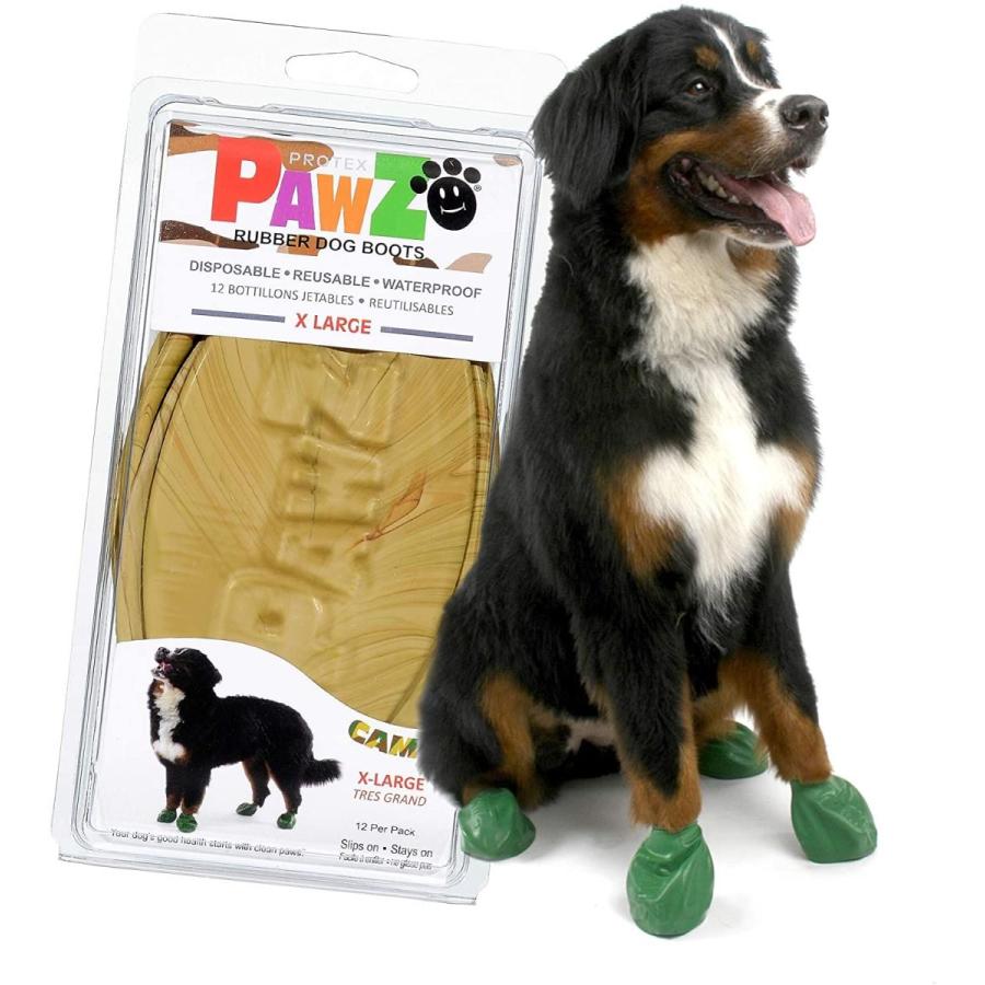 うのにもお得な 犬服 アクセサリー ポウズ Pawz ラバードッグブーツ カムフラージュ Xl Www Threeriversofs Com