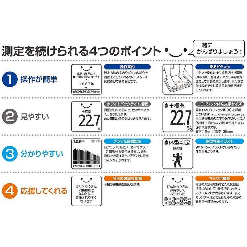 経典ブランド 体重 タニタ 体組成計 フルドット液晶の表示画面採用 顔イラストや応援メッセージ表示 Br 810 ブラウン 日本製 バックライト 健康管理 計測計