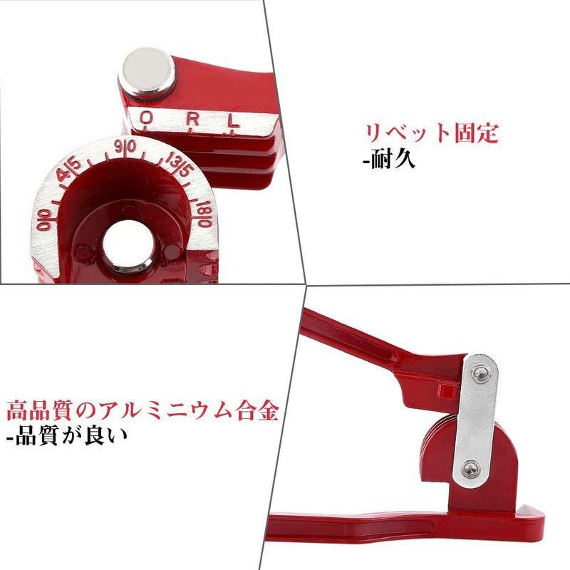 YOSOO チューブベンダー 1台3用 パイプ曲げ加工 3スロットパイプベンダー 曲げツール ヘビーデューティー パイプ 曲げ工具 コア管曲 製造、工場用 蝶プラ工業 プラ 導電パーツボックスNo.4KF 783327
