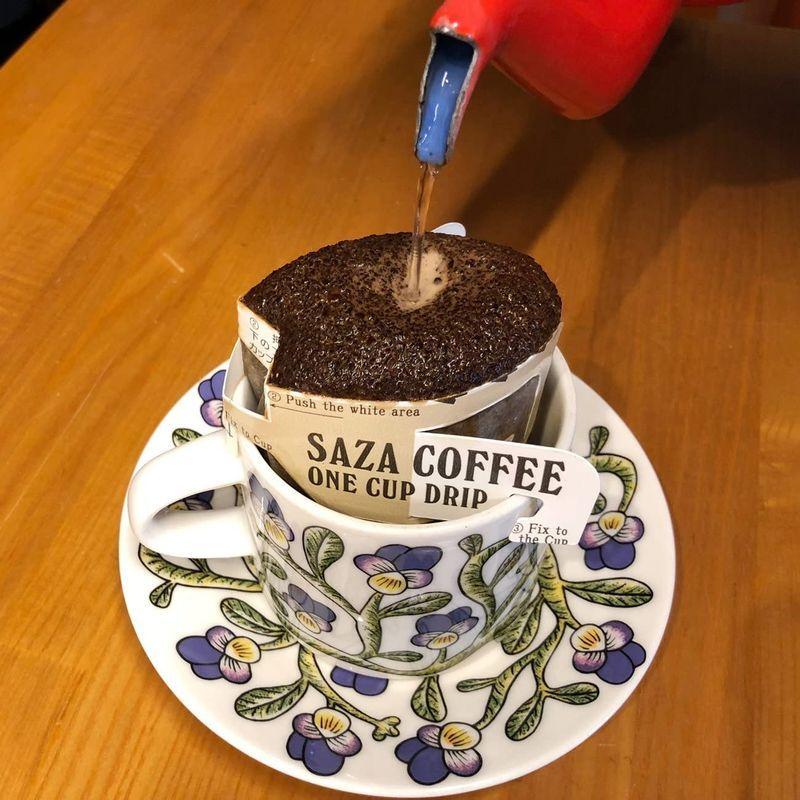 サザコーヒー 1杯取りコーヒー サザカップオン 将軍珈琲 12g×100枚セット 1杯取りコーヒー サザカップオン 将軍珈琲 12g×100枚セット