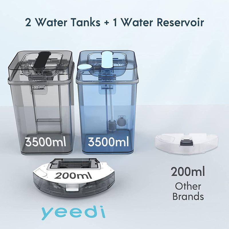 ★11時間以内発送★美品 yeedi ロボット掃除機 お掃除ロボット 掃除機 モップ自動洗浄 吸引力４段調節 水拭き WiFi対応 アプリ対応 日本語説明書付き ロボ 【QGW1267812950】(44528円)