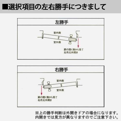 MIWA RAHPC 面付箱錠 レバーハンドル型 U9シリンダー ブロンズ 左勝手用｜e-komebiyori｜03