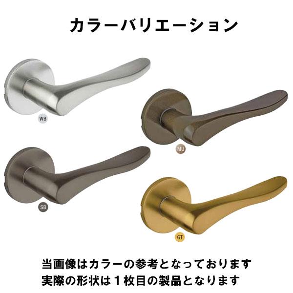 ３個セット　ナガサワ　レバーハンドル 空錠　TXS-1K02 長沢製作所 GMレバーハンドル 空錠 小判座 TXS-1K02 バック