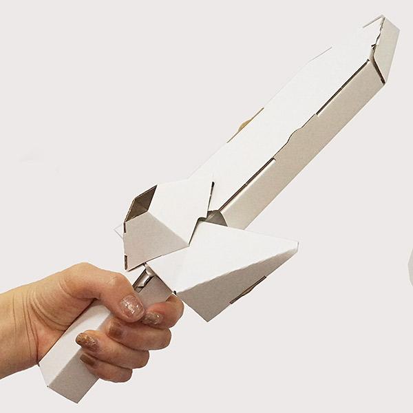 返品交換不可 ボール紙で作る刀がledライトで光るセイバークラフトキット 実験 工作 Www We Job Com