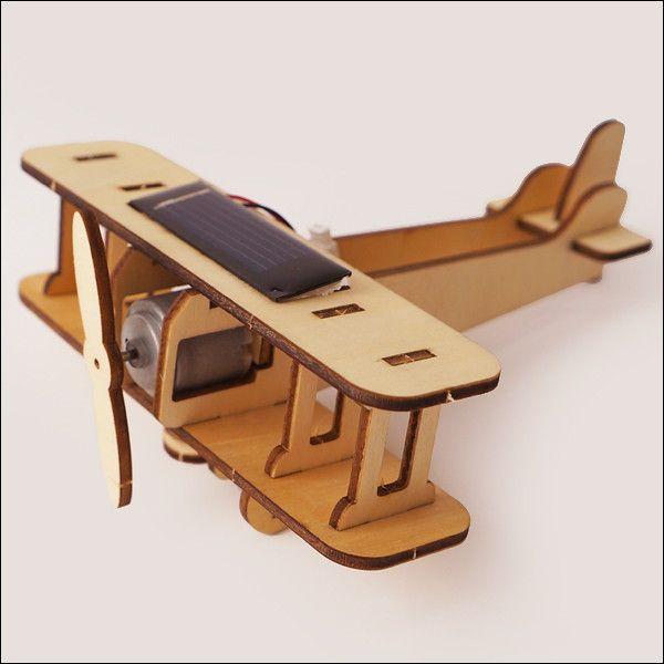 ソーラー飛行機模型組立実験セット｜e-kousaku