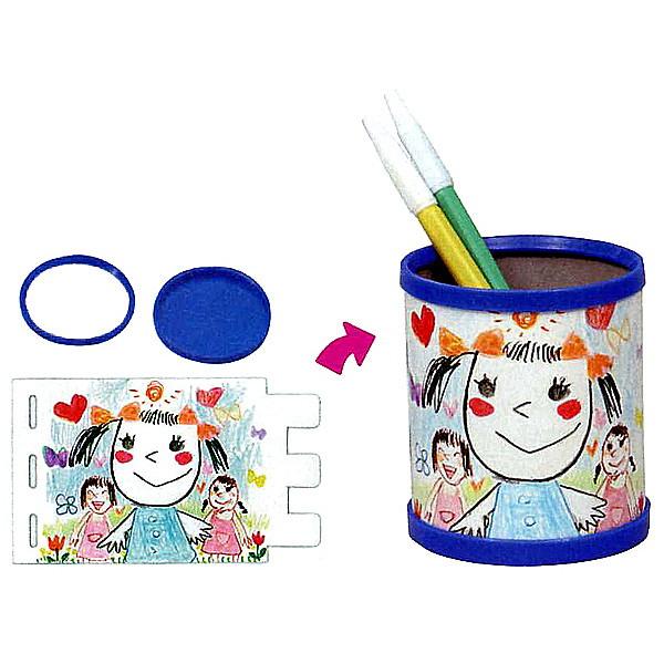 お絵かき工作キット ペン立て作り 青 50個 手作り 色塗り おえかき No 694 お絵かき 手作り工作キット専門店 通販 Yahoo ショッピング