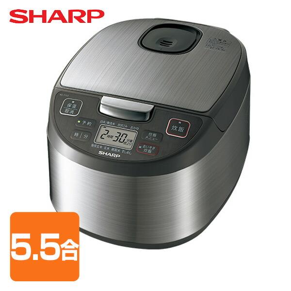 炊飯器 5合炊き シャープ 一人暮らし用 5.5合炊き炊飯器 マイコン式炊飯器 KS-S10J(S) 炊飯ジャー ライスクッカー １人暮らし 炊飯機 新生活（Yahoo!・くらしのeショップ）