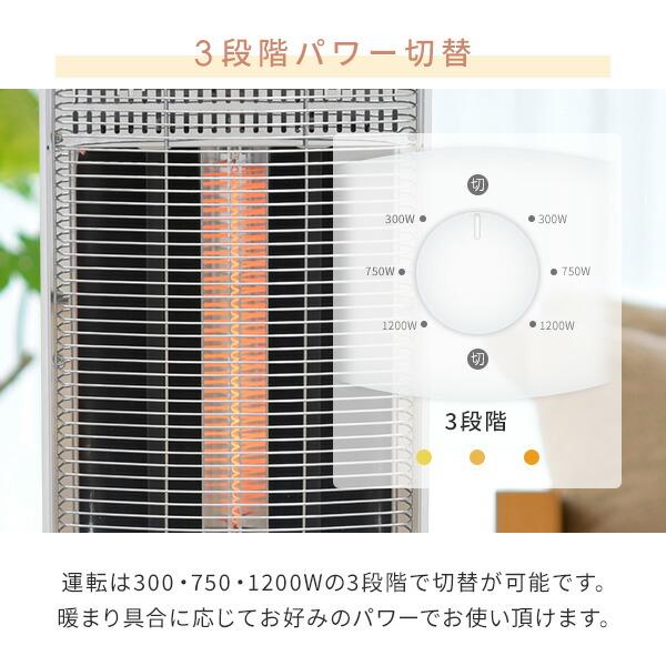 山善（YAMAZEN） ヒーター 速暖カーボンヒーター ＆ 遠赤外線シーズ