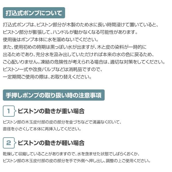 寺田ポンプ 井戸用 手押しポンプ 打ち込みタイプ 32mm用 井戸用